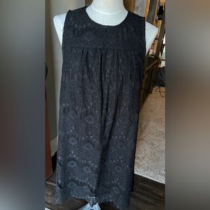 Speechless black lace sleeveless dress. Size large